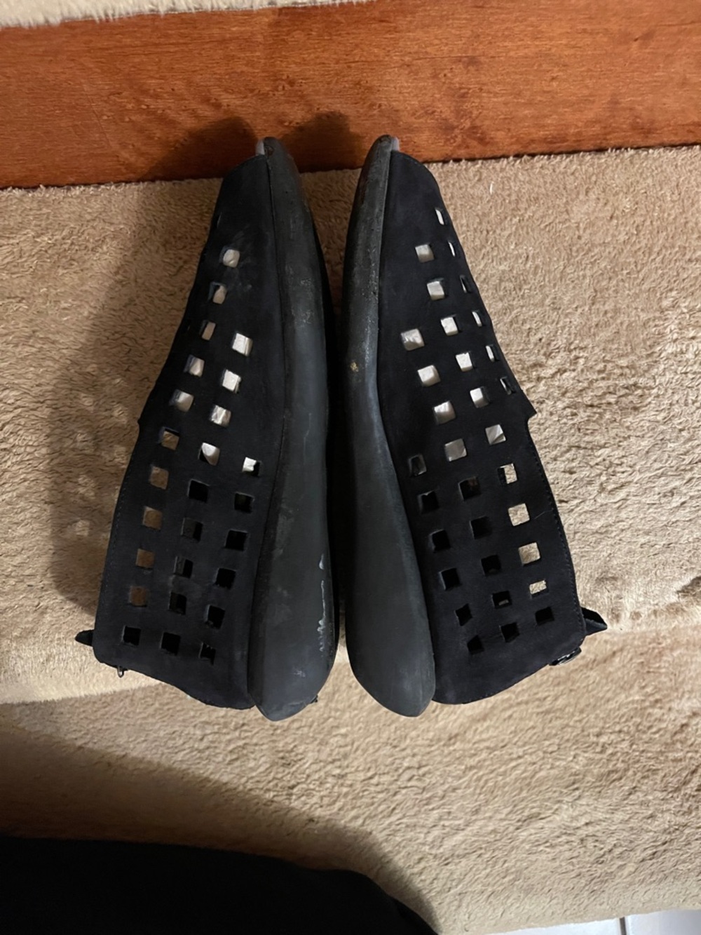 Arche Black Perforated Open-Toe Slip-On Sandals Great Condition SZ 38/ U. S.7.5 - Picture 8 of 12